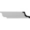Ekena Millwork SAMPLE - 2 3/8"H x 2 7/8"P x 3 5/8"F x 12"L, (2" Repeat), Federal Crown Moulding SAMPLE-MLD02X02X03FE - alternate 1